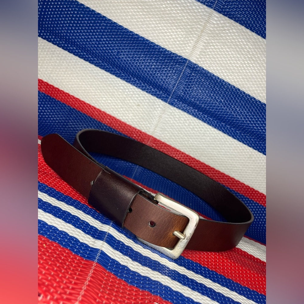 🥳✨ India Brown Genuine Leather Weatherproof Men's  Classic Elegant Vintage Belt - Picture 13 of 17